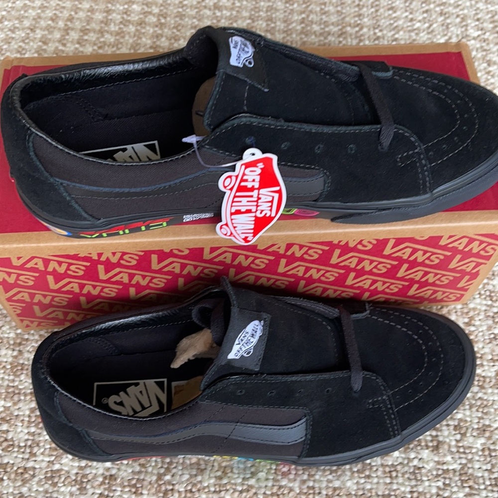 Vans Sk8-Low Disruptive Black/Black - Picture 6 of 16